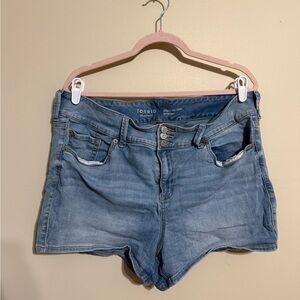 Torrid Light Blue Jean Shorts